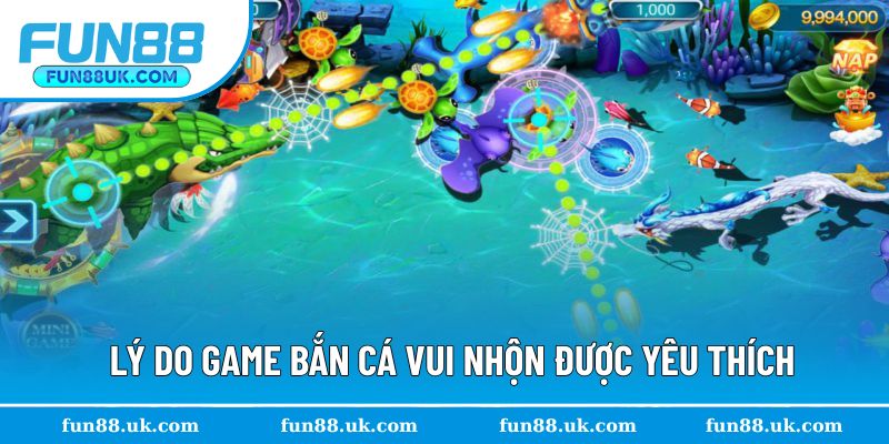 Lý do thể loại game fishing cực hút khách